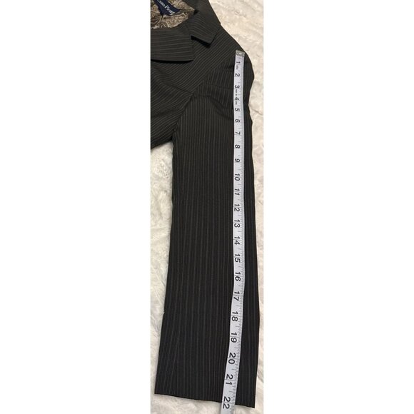 Evan-Picone Petite Suit Jacket Brown w/Stripes Polyester Blend Women's Size 6P - Picture 15 of 16